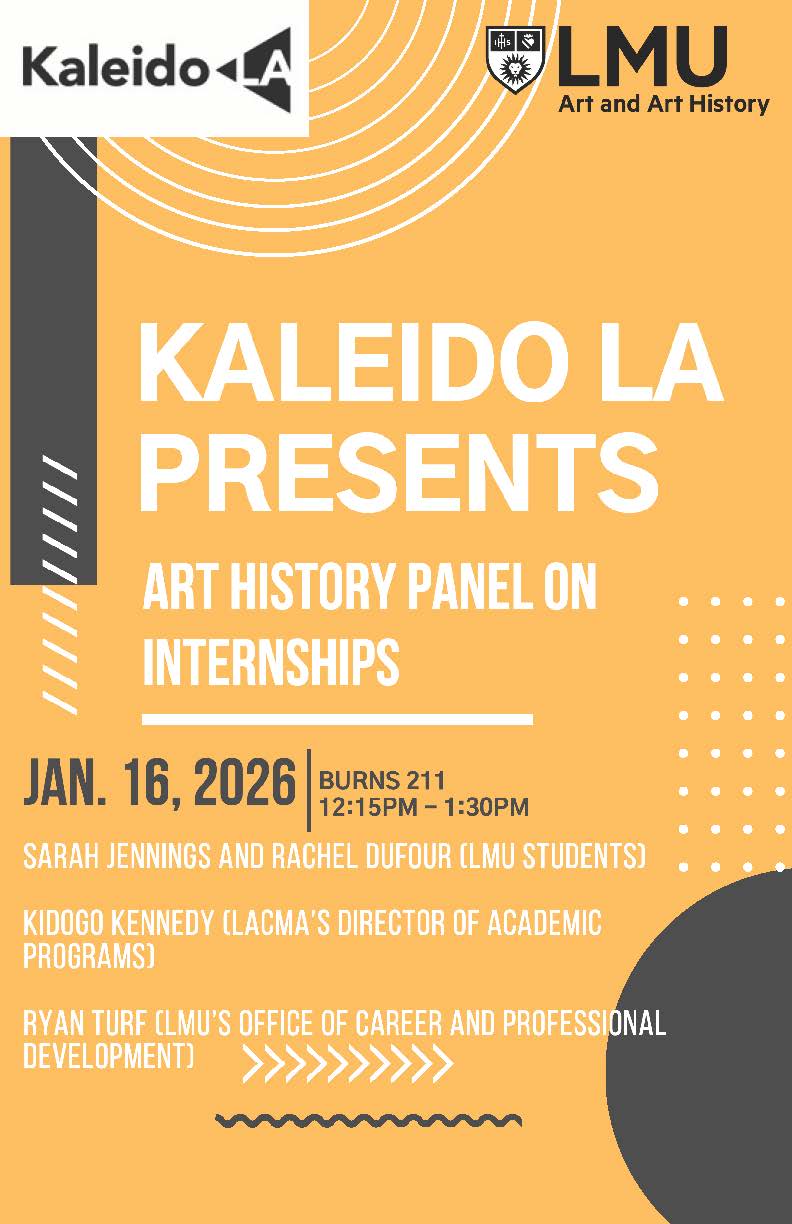 An orange poster with black and white text.